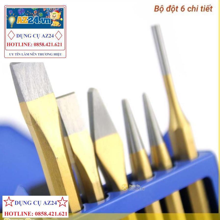 BỘ ĐỤC VÀ ĐỘT SẮT 6 CHI TIẾT A0127