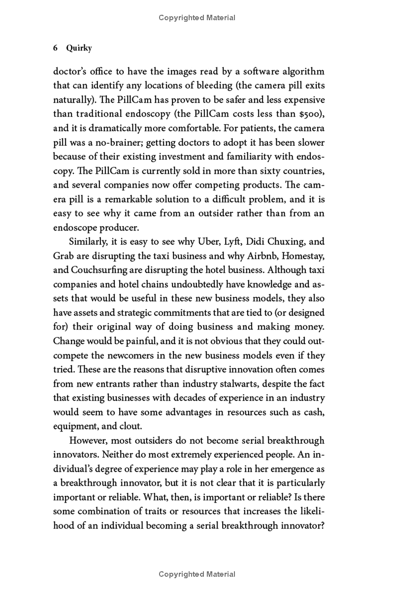 Quirky : The Remarkable Story Of The Traits, Foibles, And Genius Of Breakthrough Innovators Who Changed The World