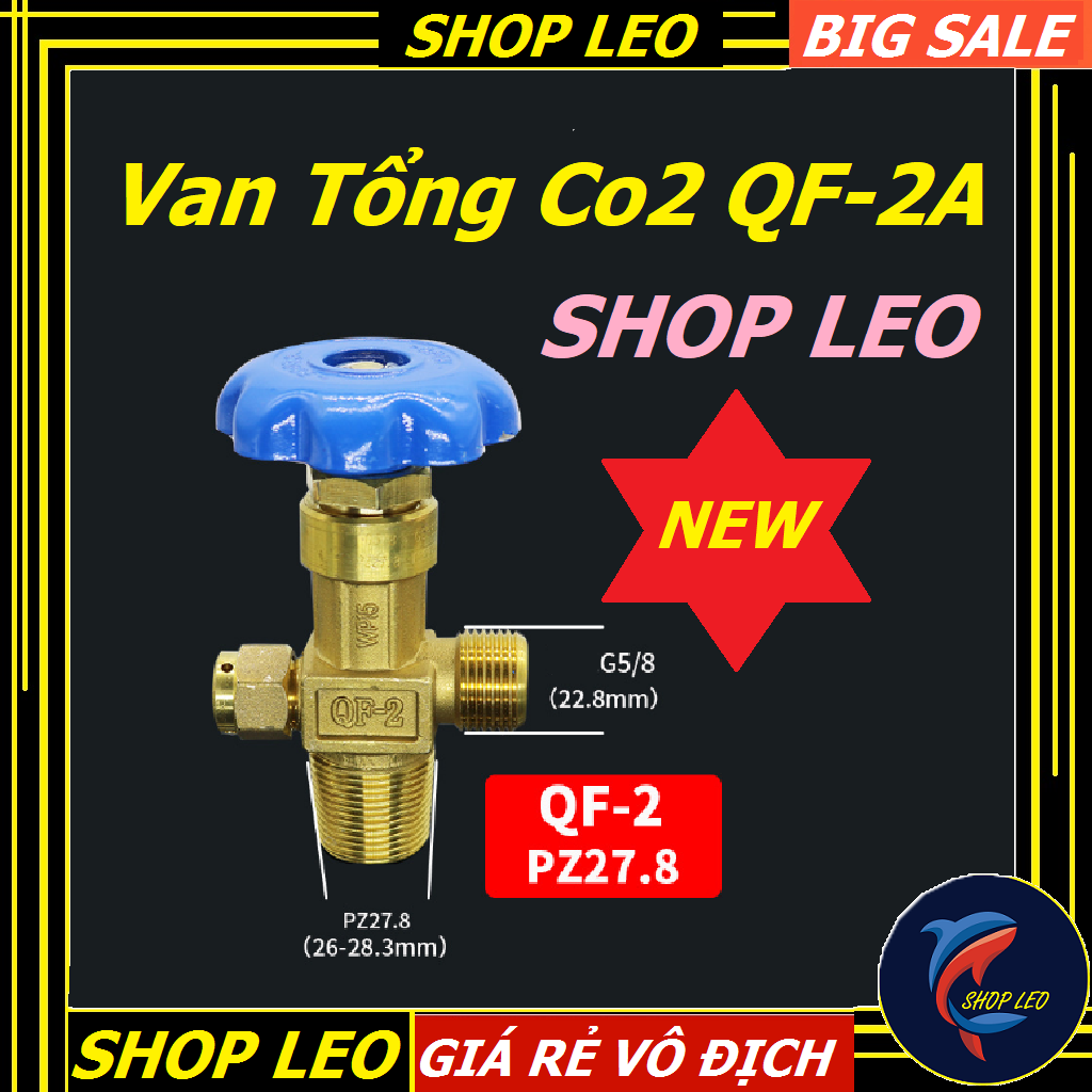 Van Tổng đầu bình CO2 MT3 QF - 2A - Van lắp bình CO2 Thủy sinh - phụ kiện thủy sinh-shopleo