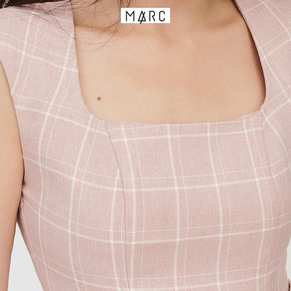 Đầm nữ MARC FASHION bút chì sát nách nhấn dây lưng