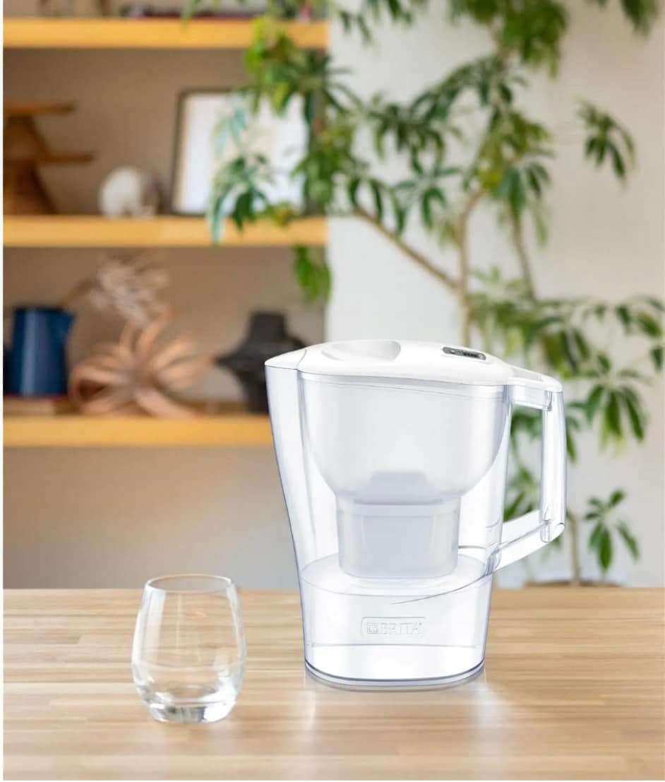 Bình lọc nước BRITA Aluna MX Pro white 2,4L kèm 3 lõi lọc model 2024 Hàng chính hãng
