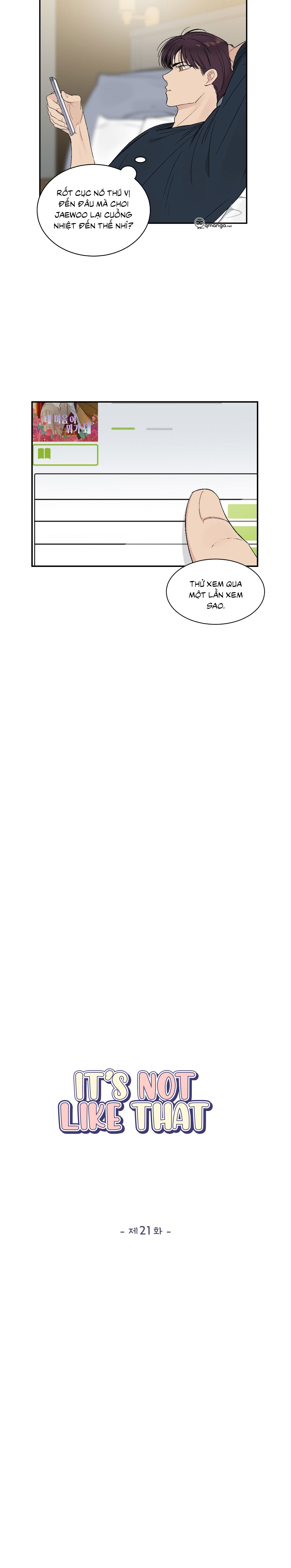 it's not like that chapter 21 3