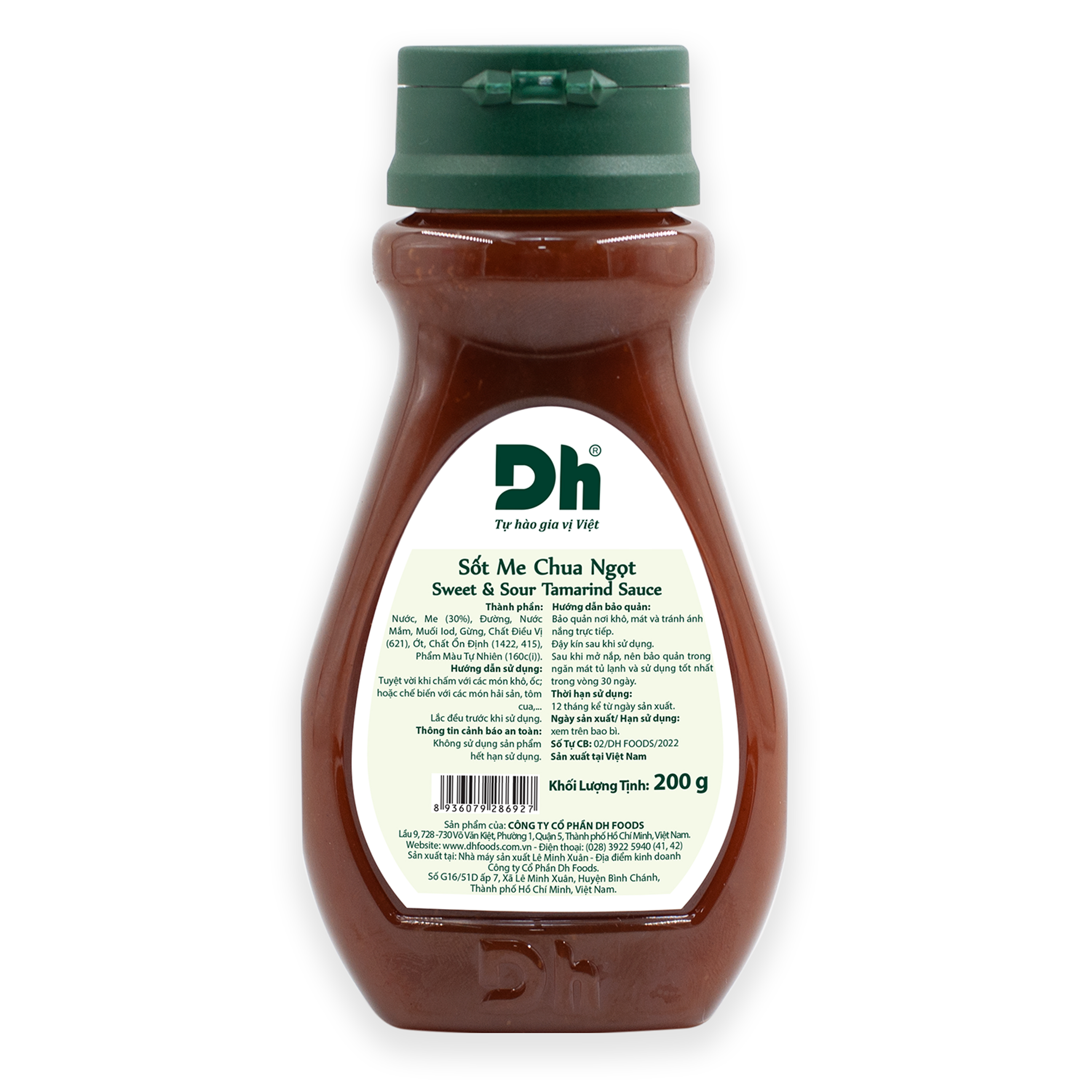 Sốt Me Chua Ngọt 200gr Dh Foods - gia vị chấm và chế biến hải sản, các món nướng