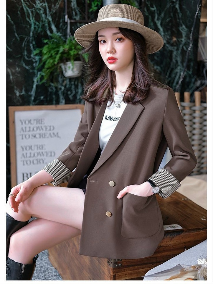 ÁO KHOÁC BLAZER PHỐI TAY CAO CẤP