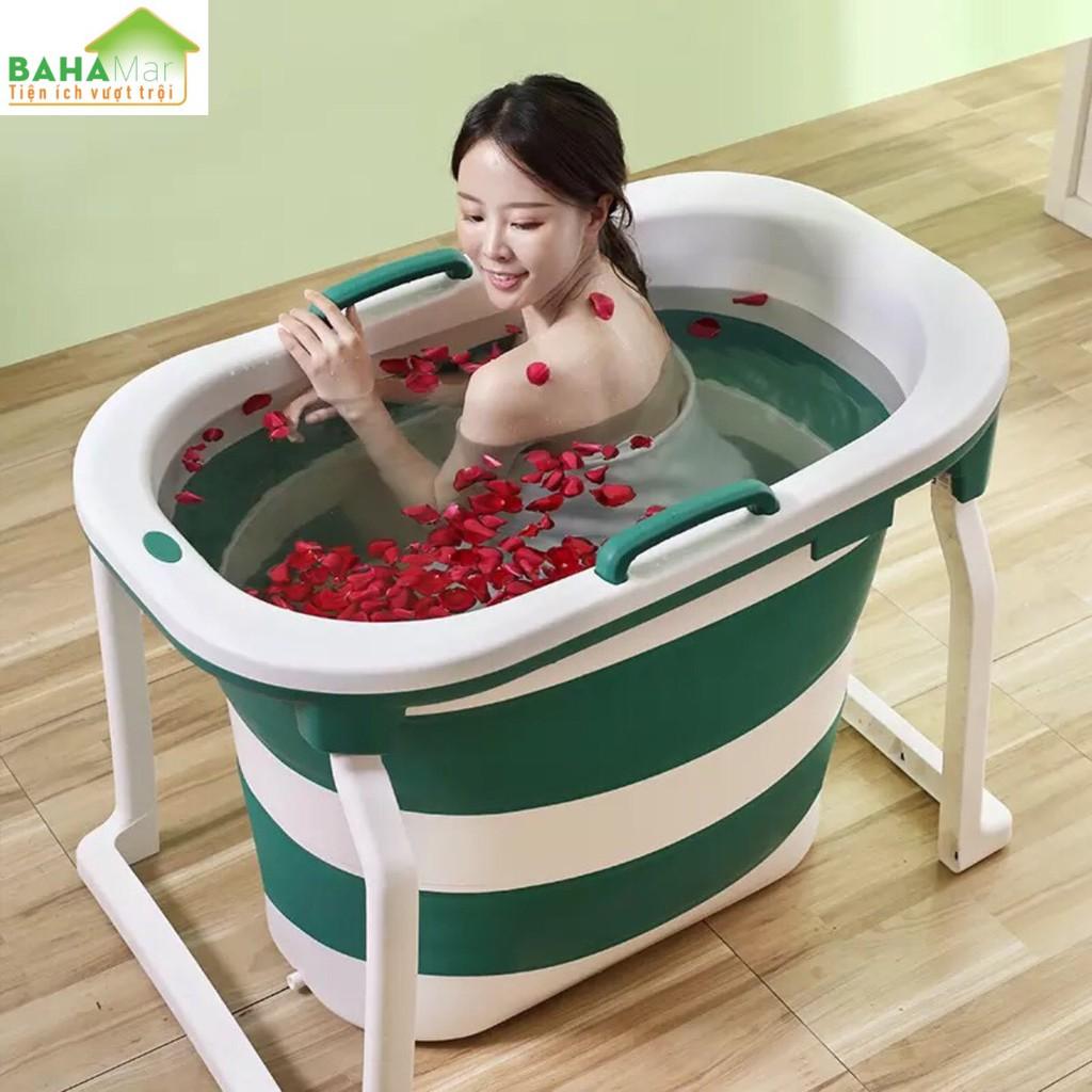 BỒN TẮM DI ĐỘNG GẤP GỌN - SPA XÔNG HƠI TẠI NHÀcó thể gấp gọn và chiếm ít không gian khi không sử dụng