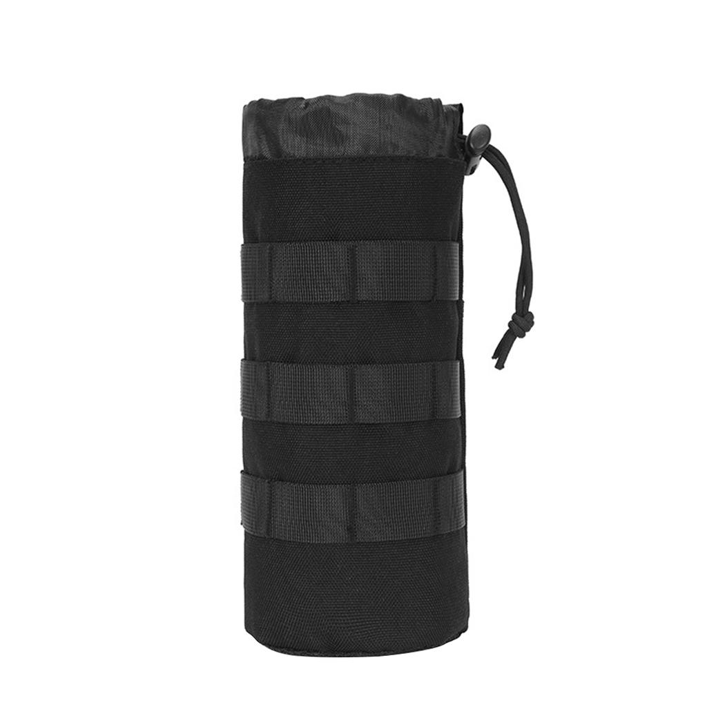 500ml Water Drink Bottle Carrier Cover Protective Sleeve Tote Bag Drawstring Pouch with Carrying Handle Strap for Climbing Cycling and Running Outdoor