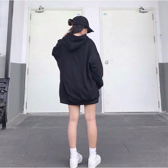 Áo hoodie trơn Bigsize form rộng