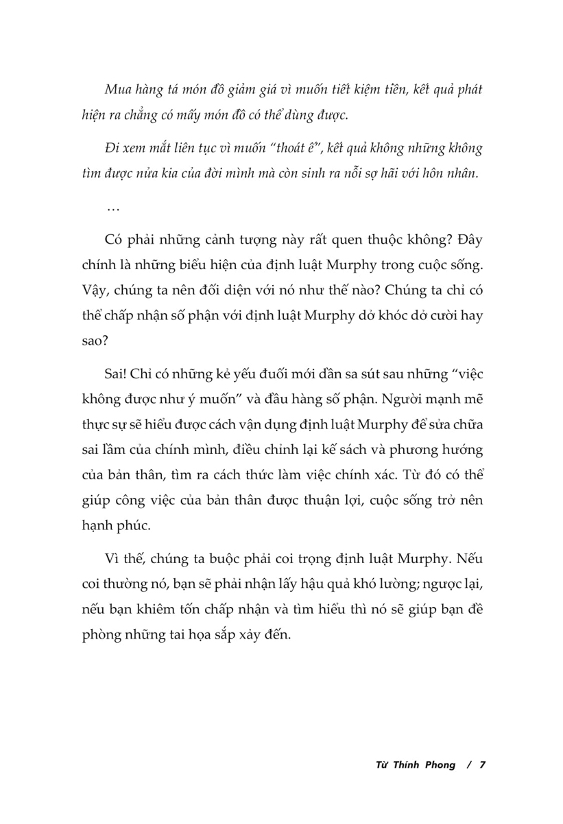 Định Luật Murphy - Mọi Bí Mật Tâm Lý Thao Túng Cuộc Đời Bạn _AZ