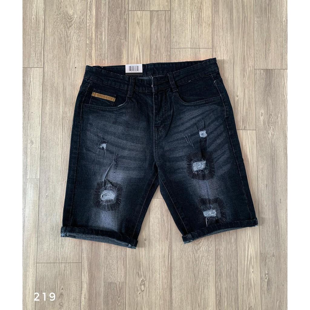 Quần Short Nam chất Jean co dãn Màu xanh, Quần Đùi Nam Phong Cách Trẻ Trung MuradFashion MS23096