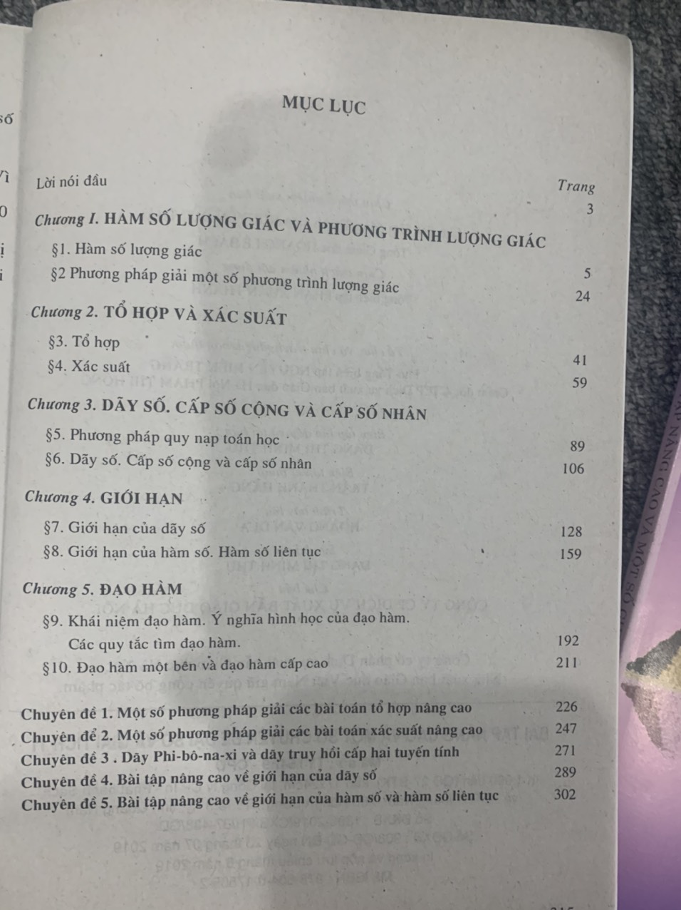 Bài Tập Nâng Cao Và Một Số Chuyên Đề Đại Số Và Giải Tích 11