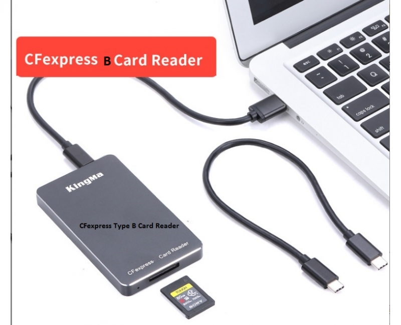 ĐẦU ĐỌC THẺ KINGMA CFEXPRESS TYPE B USB 3.1 CARD READER - HÀNG CHÍNH HÃNG