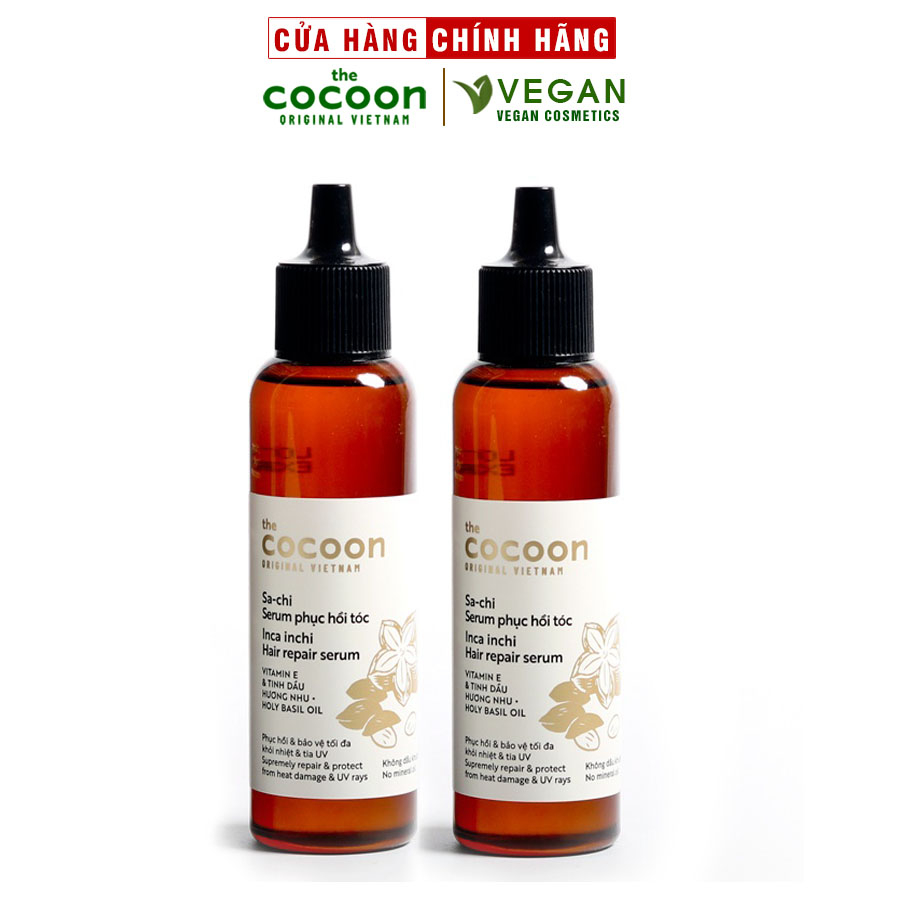 Combo 2 Chai Serum Sa-chi phục hồi tóc COCOON