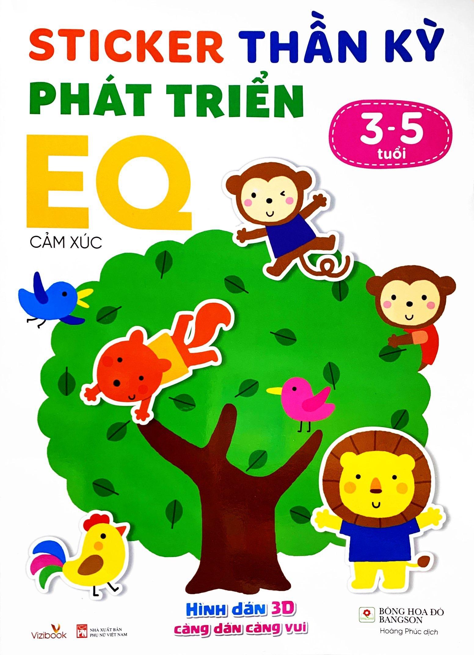 Sticker Thần Kỳ - Phát Triển EQ - Cảm Xúc (3-5 Tuổi)