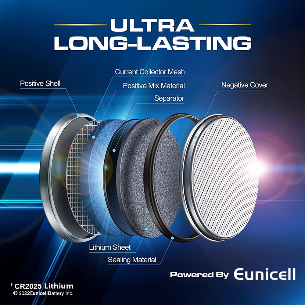 10 Chiếc 160MAh CR2025 Đồng Xu Tế Bào Pin 2025 DL2025 BR2025 LM2025 3V Lithium Pin Nút Dành Cho Đồng Hồ điều Khiển Từ Xa Máy Tính