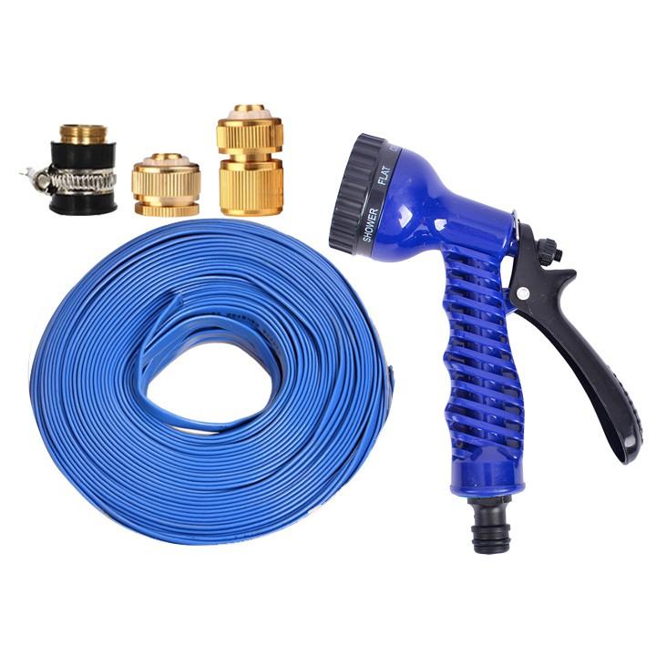 Bộ dây tăng áp 3 lần vòi xịt nước rửa xe, tưới cây loại 3-5m 206843