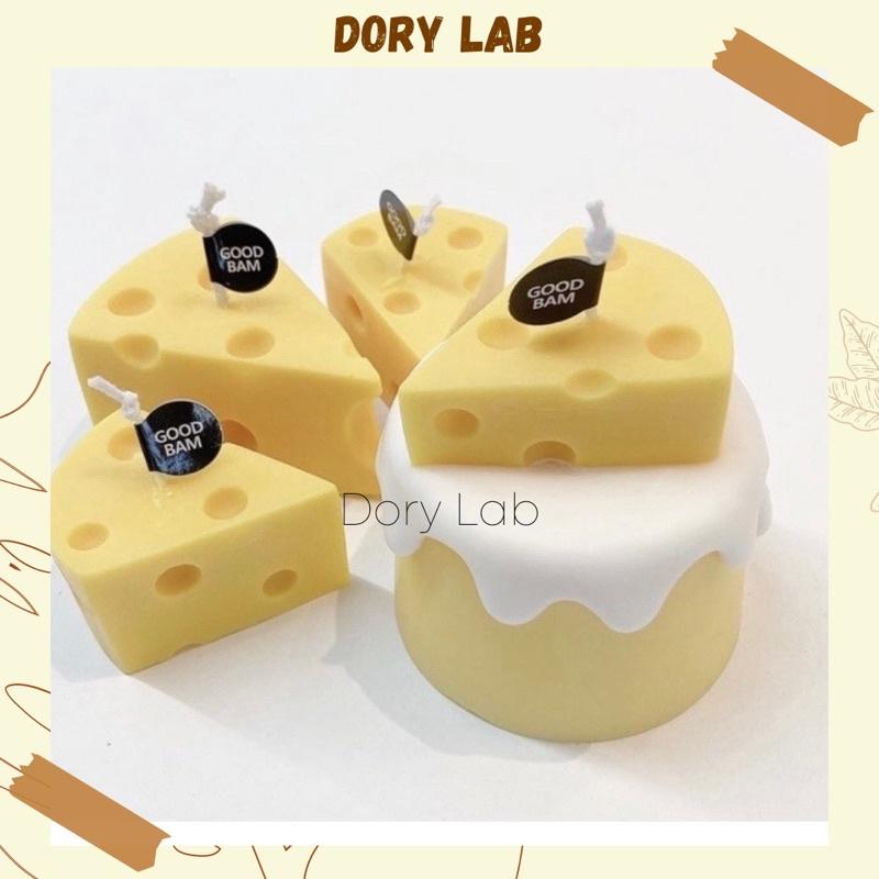 Nến Thơm Bánh Kem Phô Mai Hàn Quốc Handmade, Phụ Kiện Decor, Quà Tặng - Dory Lab