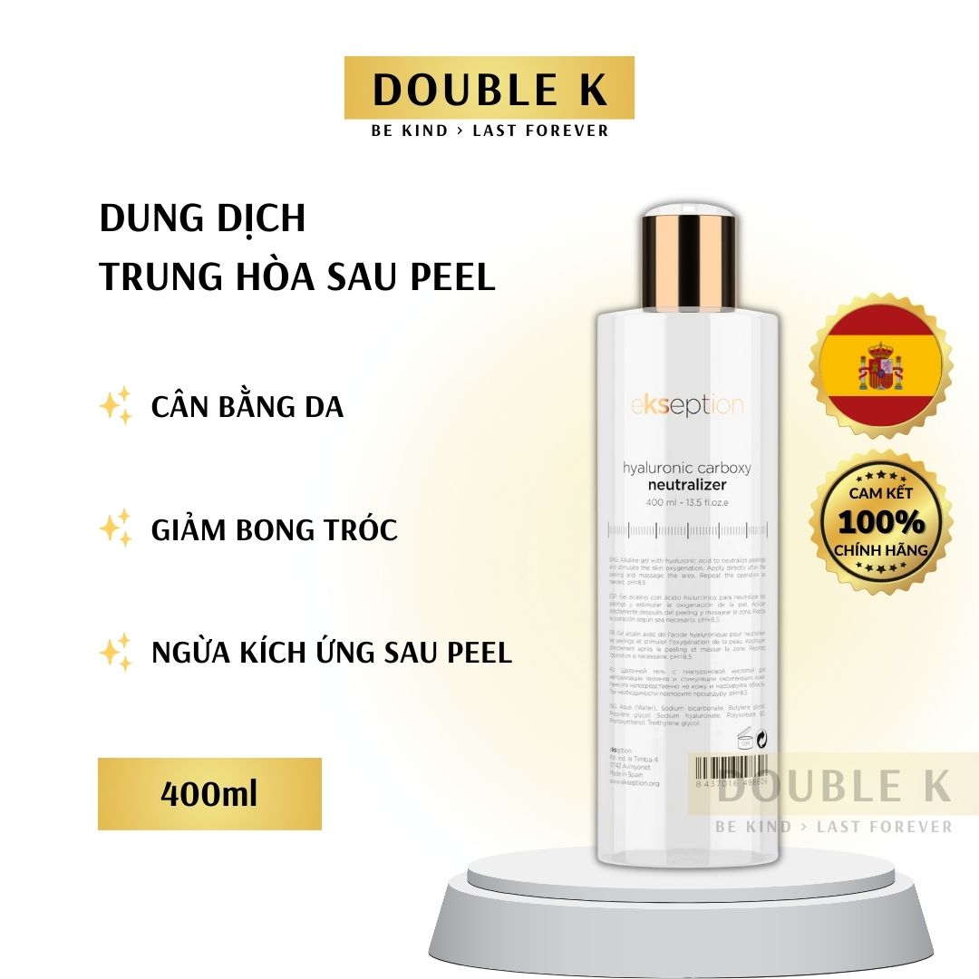 Dung Dịch Trung Hòa Sau Peel ekseption Hyaluronic Carboxyl Neutralizer - Double K