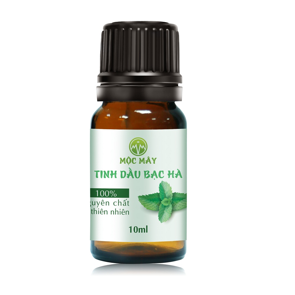 Tinh dầu Bạc hà 10ml Mộc Mây - tinh dầu nguyên chất 100% từ thiên nhiên - chất lượng và mùi hương vượt trội