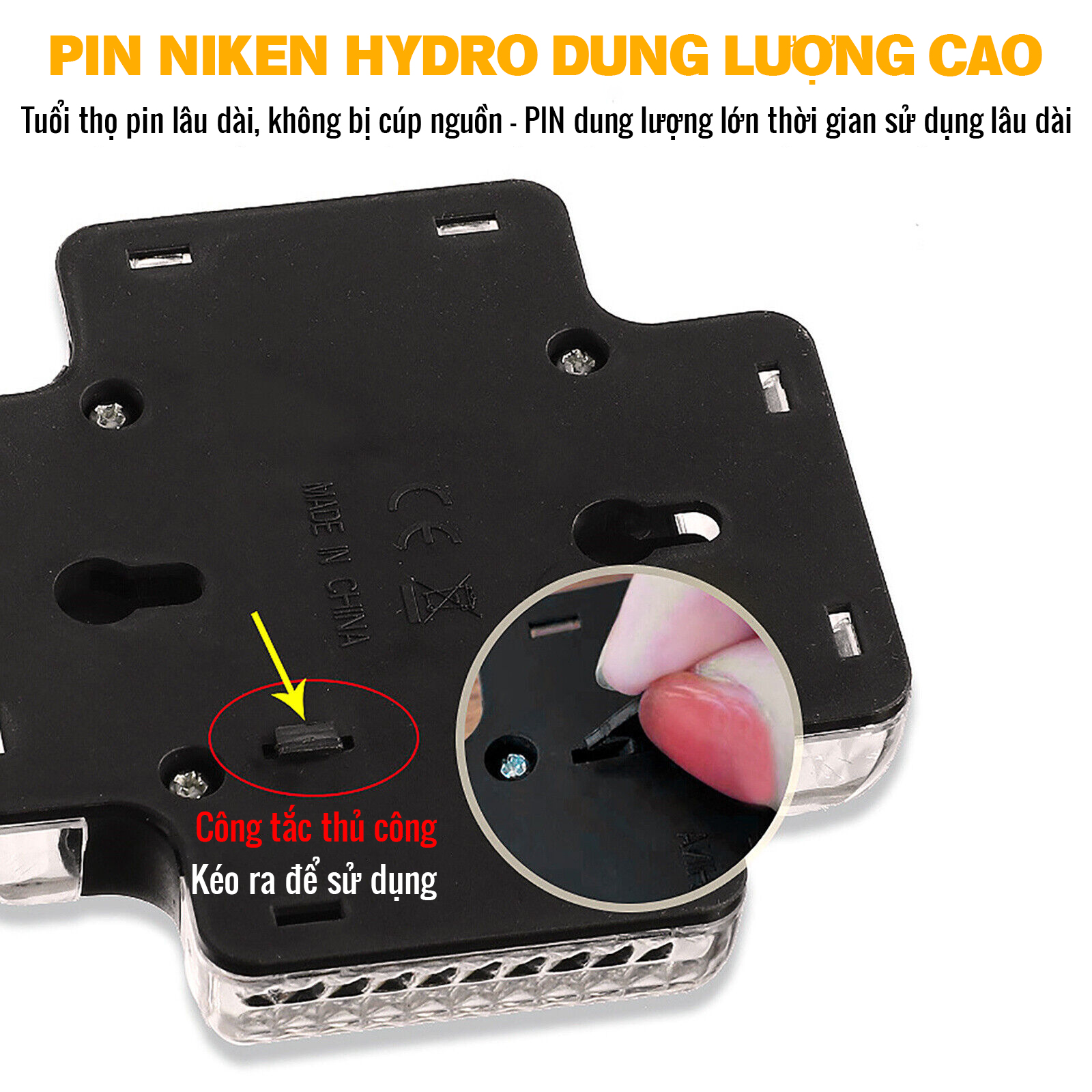 Đèn Tường Năng Lượng Mặt Trời Đèn Ngoài Trời tỏa 4 chiều, công nghệ mới- K1515