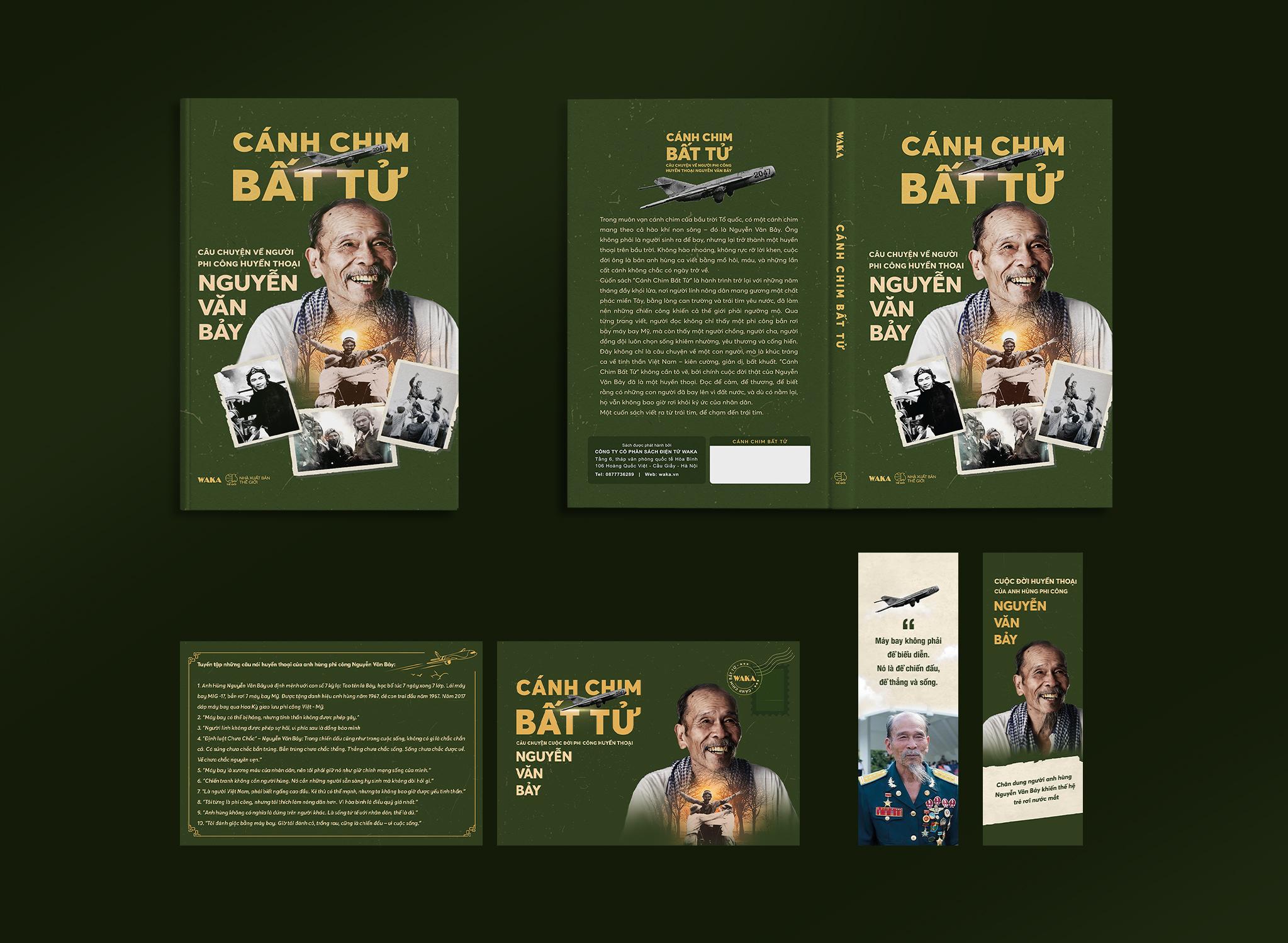 Sách - Cánh Chim Bất Tử - Câu Chuyện Về Người Phi Công Huyền Thoại Nguyễn Văn Bảy - Tặng Kèm Bookmark + Postcard - ảnh 7