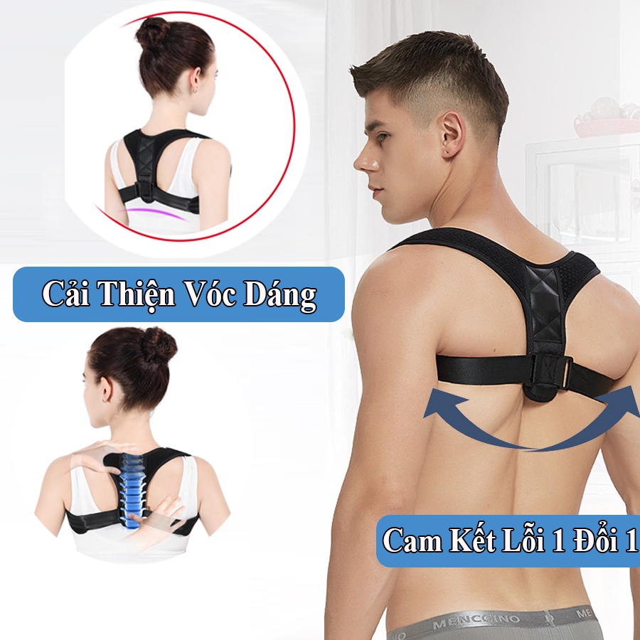 Đai Chống Gù Lưng DCG01 Dành Cho Nam Nữ Hỗ Trợ Điều Chỉnh Vóc Dáng