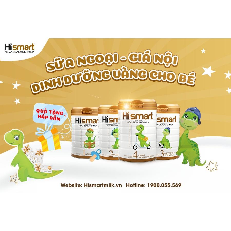 Sữa bột Hismart số 1_Cho bé từ 0-6 tháng tuổi - xuất xứ 100% New Zeland - 800g