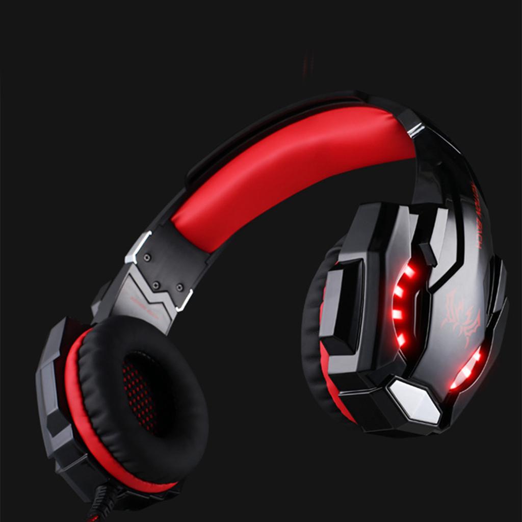 3.5mm Gaming Headset Headphones Mic For PC Laptop Desktop