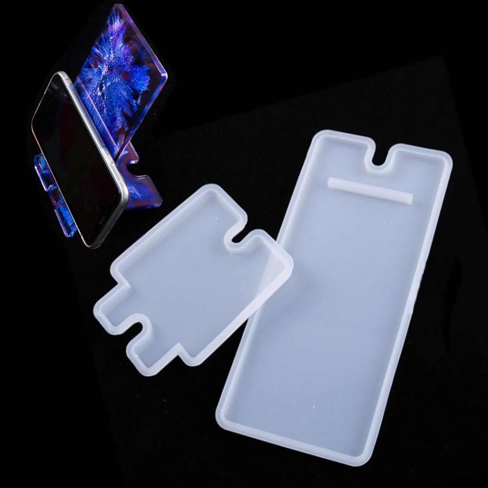 Handmade Phone Stands Silicone Molds Cell Phone Bracket Silicone Mold DIY Phone Holder Epoxy Resin Moulds Arts Crafts