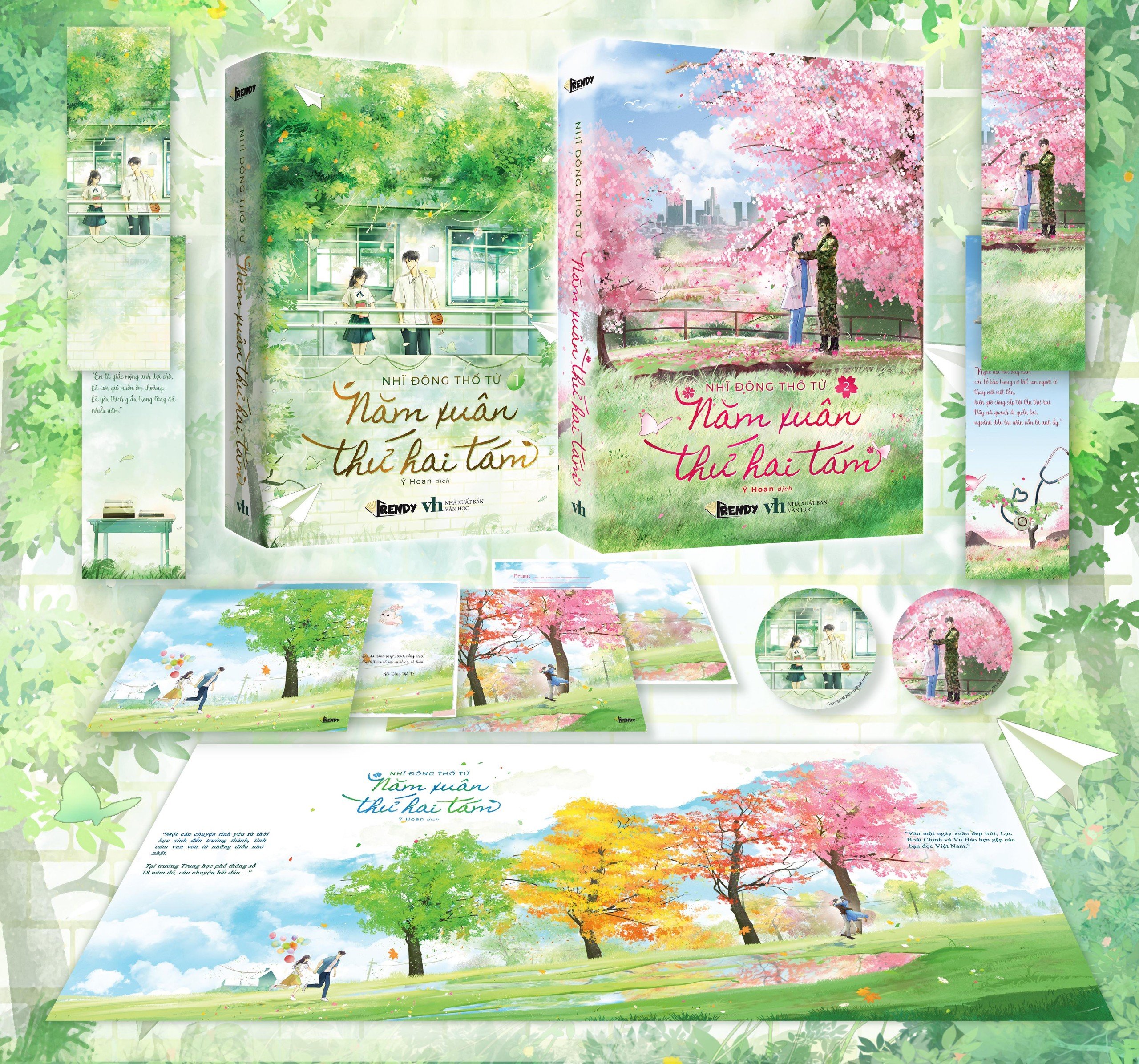 Sách Truyện Ngôn Tình Trung Quốc - Năm Xuân Thứ Hai Tám -  - Nhĩ Đông Thố Tử - Books Trendy