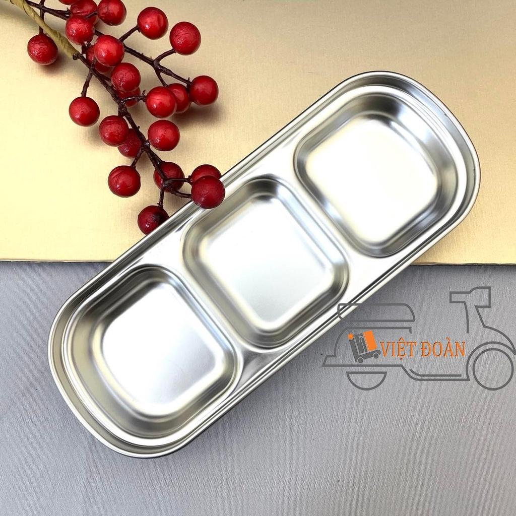 CHÉN - DĨA - KHAY đựng NƯỚC CHẤM, GIA VỊ- Thiết kế 2 ngăn, 3 ngăn tiện ích và sang trọng