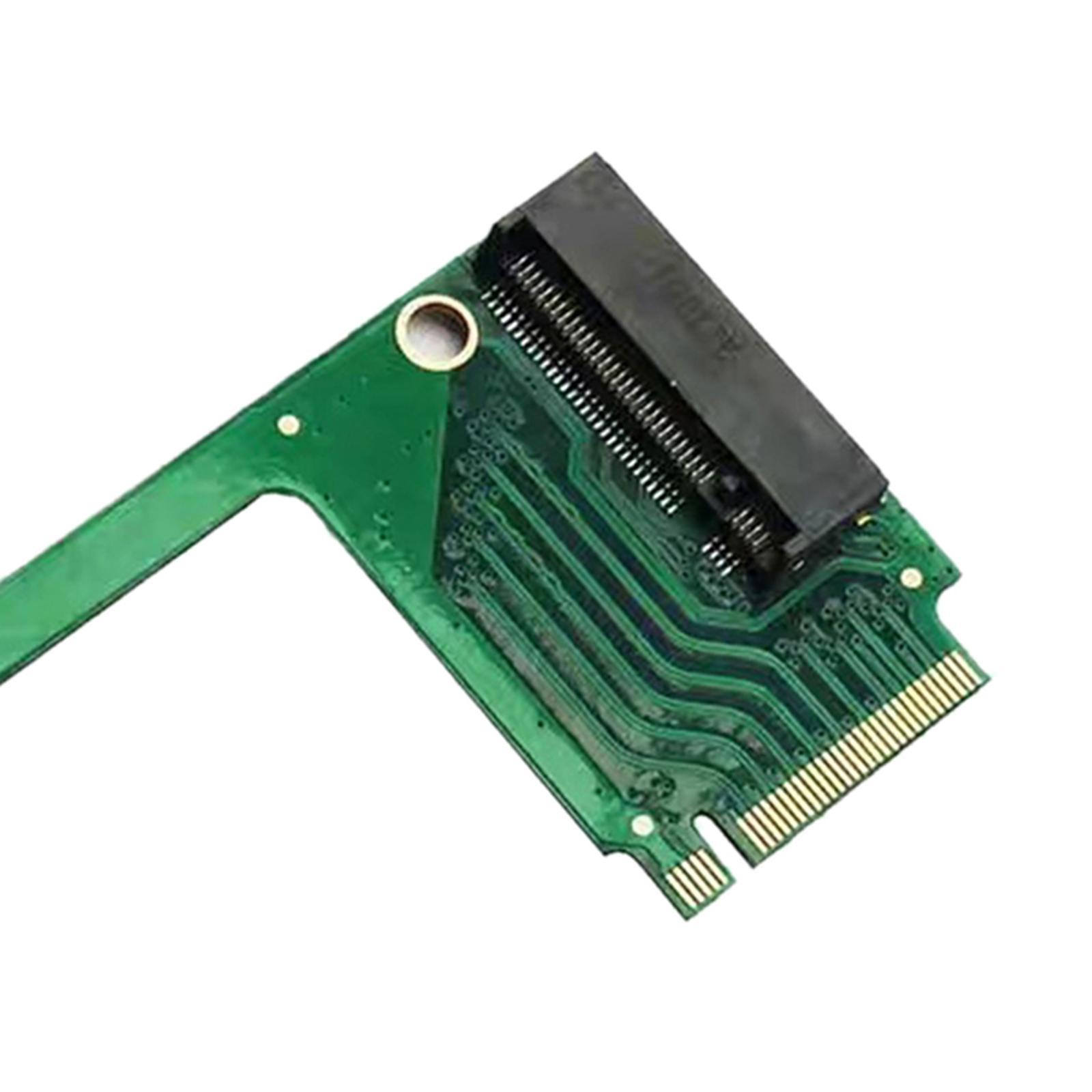 PCIe4.0 M2 Transfer Board Professional 90° SSD Adapter Converter