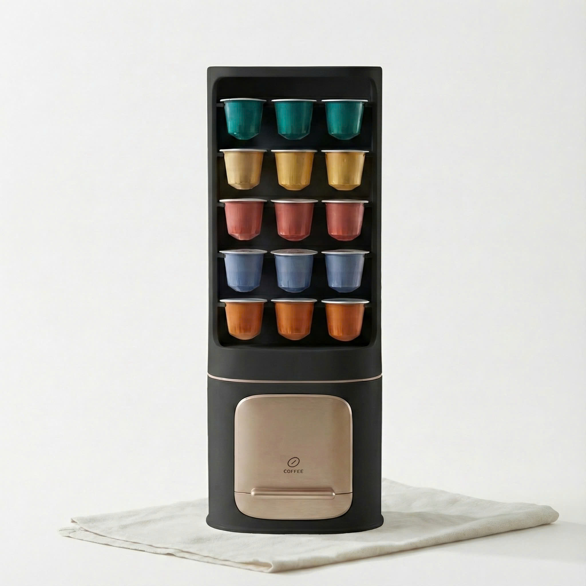 Máy pha viên nén Trà và Cafe Wells Home Cafe [TẶNG KÈM Khay đựng viên nén] - Hàng chính hãng