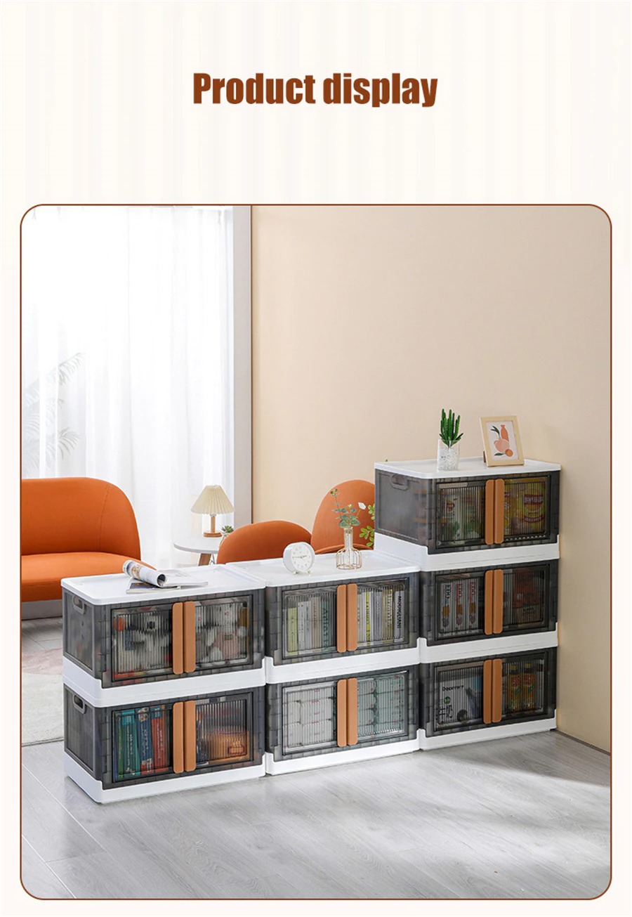 Tủ nhựa 2 cửa có thể gấp gọn Plastic Storage Container Bedroom