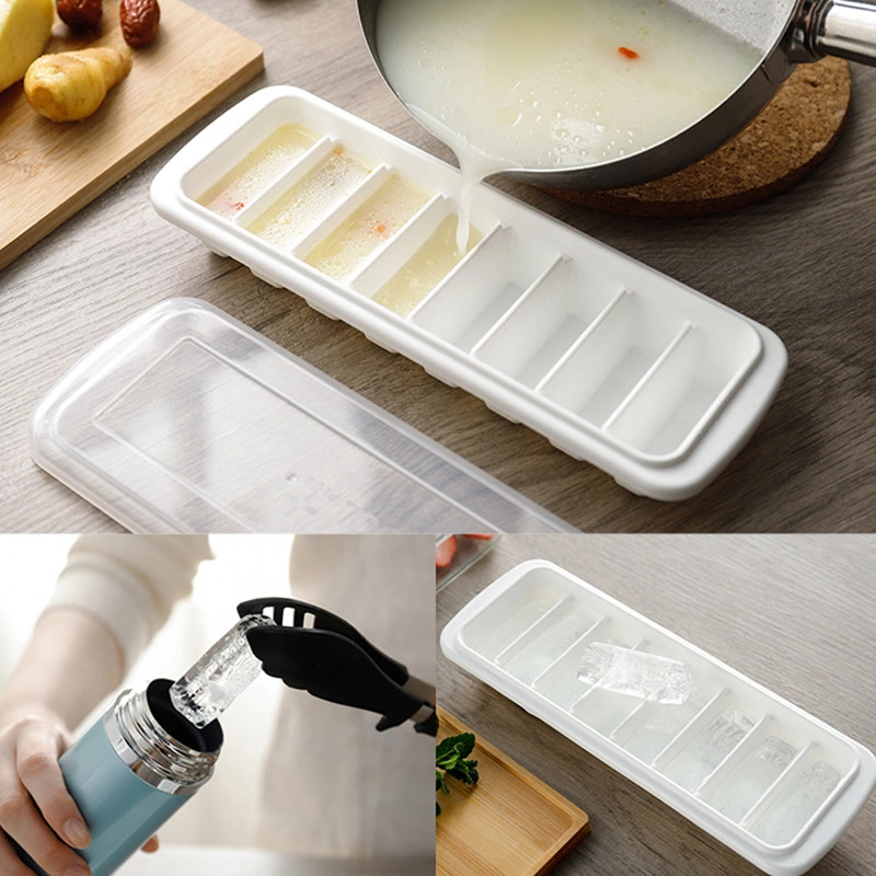 Khay làm đá có nắp đậy Inomata Ice Tray 8 viên