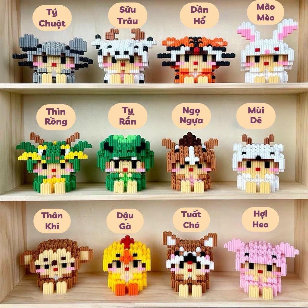 Lego 3d mô hình lắp ráp thỏ tím Stella Lou cỡ lớn 39cm đồ chơi nhân vật  hoạt hình đáng yêu cho bé E1152  MixASale