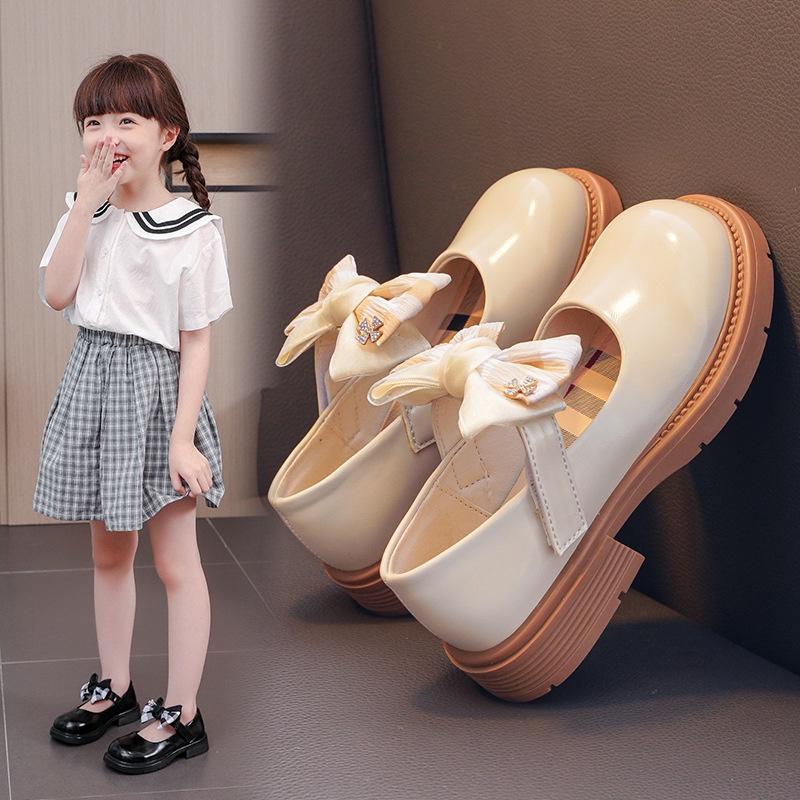 Giày Búp Bê Bé Gái Kiểu Dáng Vitage Đính Nơ Giày Bé Gái Từ 2-6 Tuổi Phong Cách Tiểu Thư Hàn Quốc G63