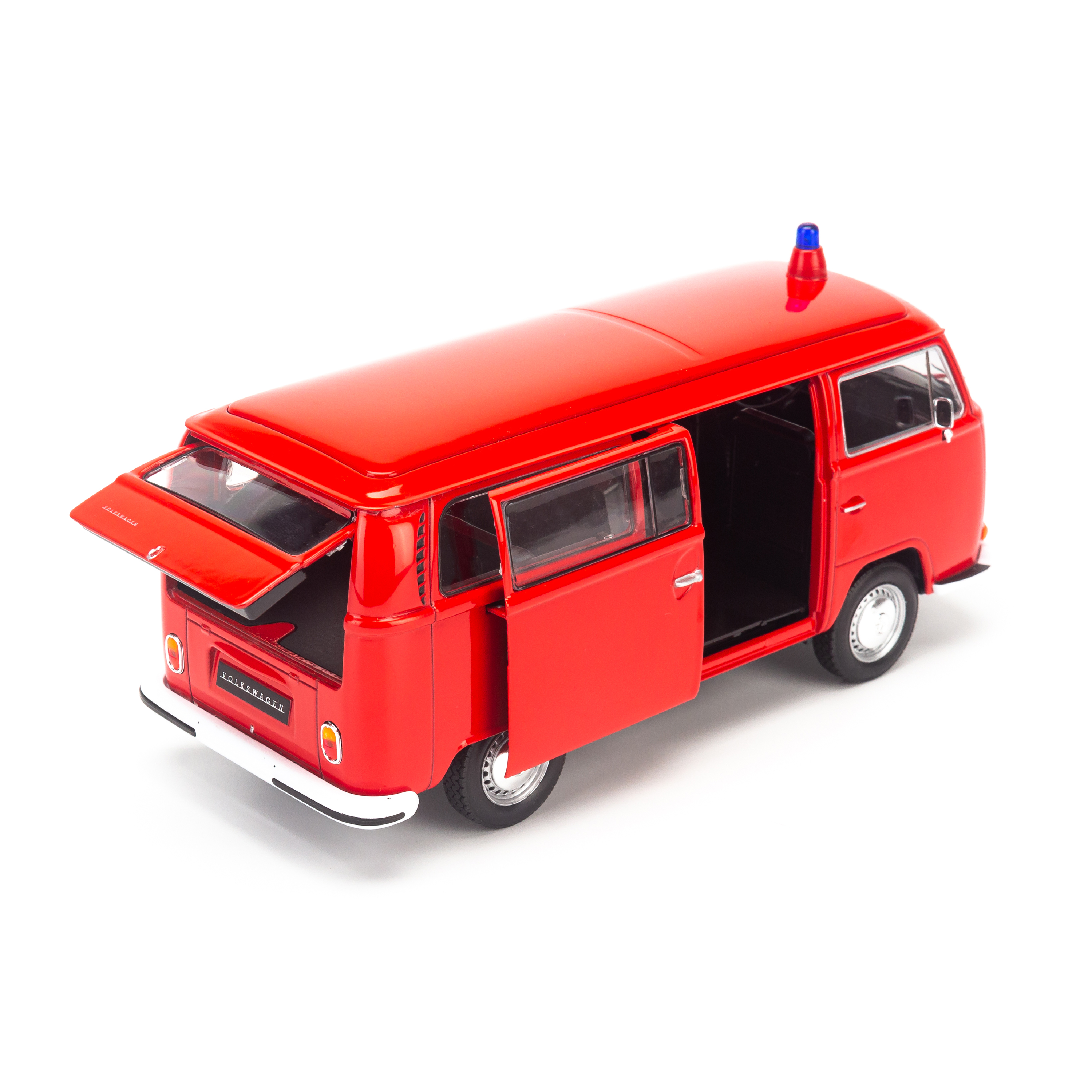 Mô hình xe 1972 Volkswagen Bus T2 Red 1:24 Welly - 22472W