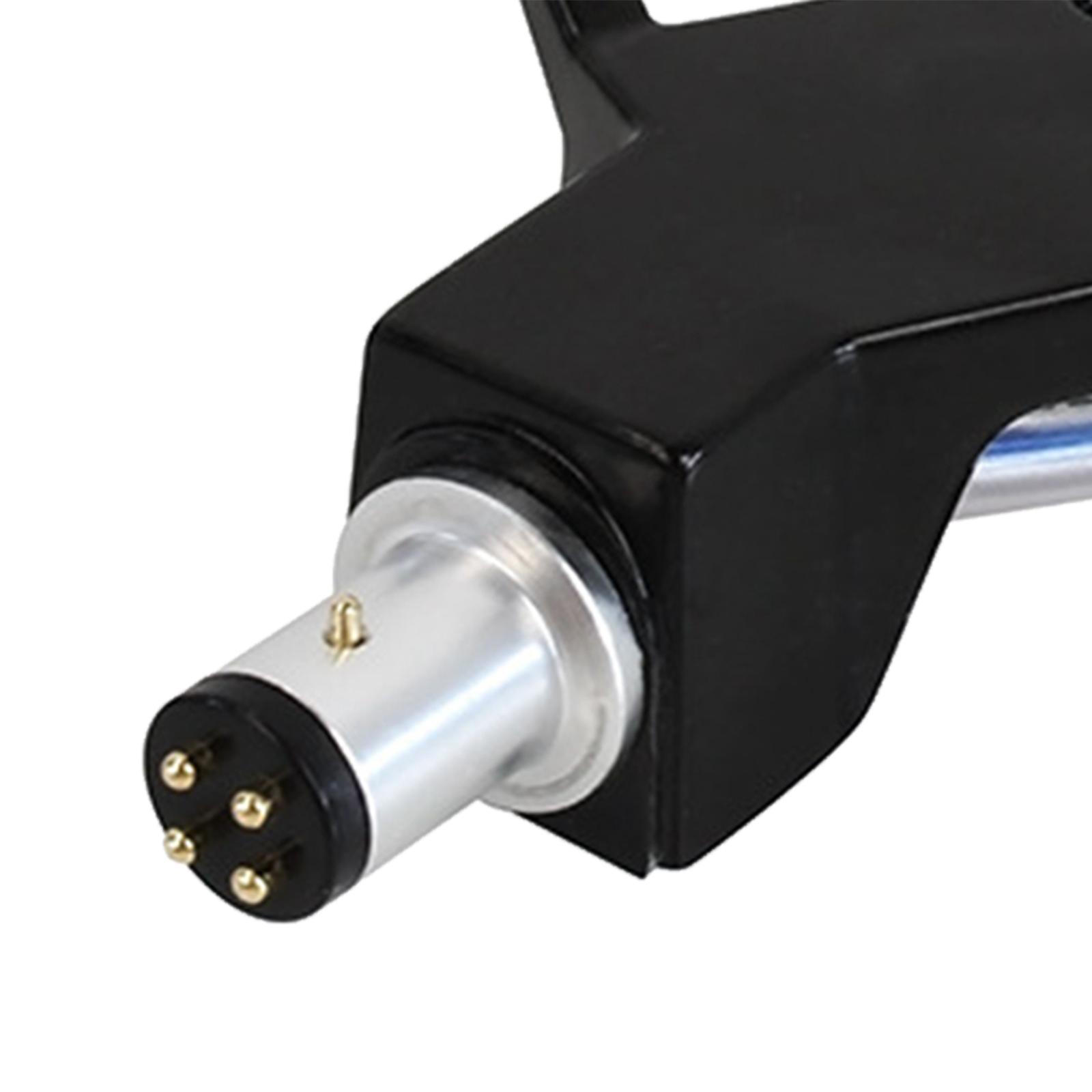 2xTurntable Headshell Universal Aluminium Alloy Hardware Replacement Durable Black