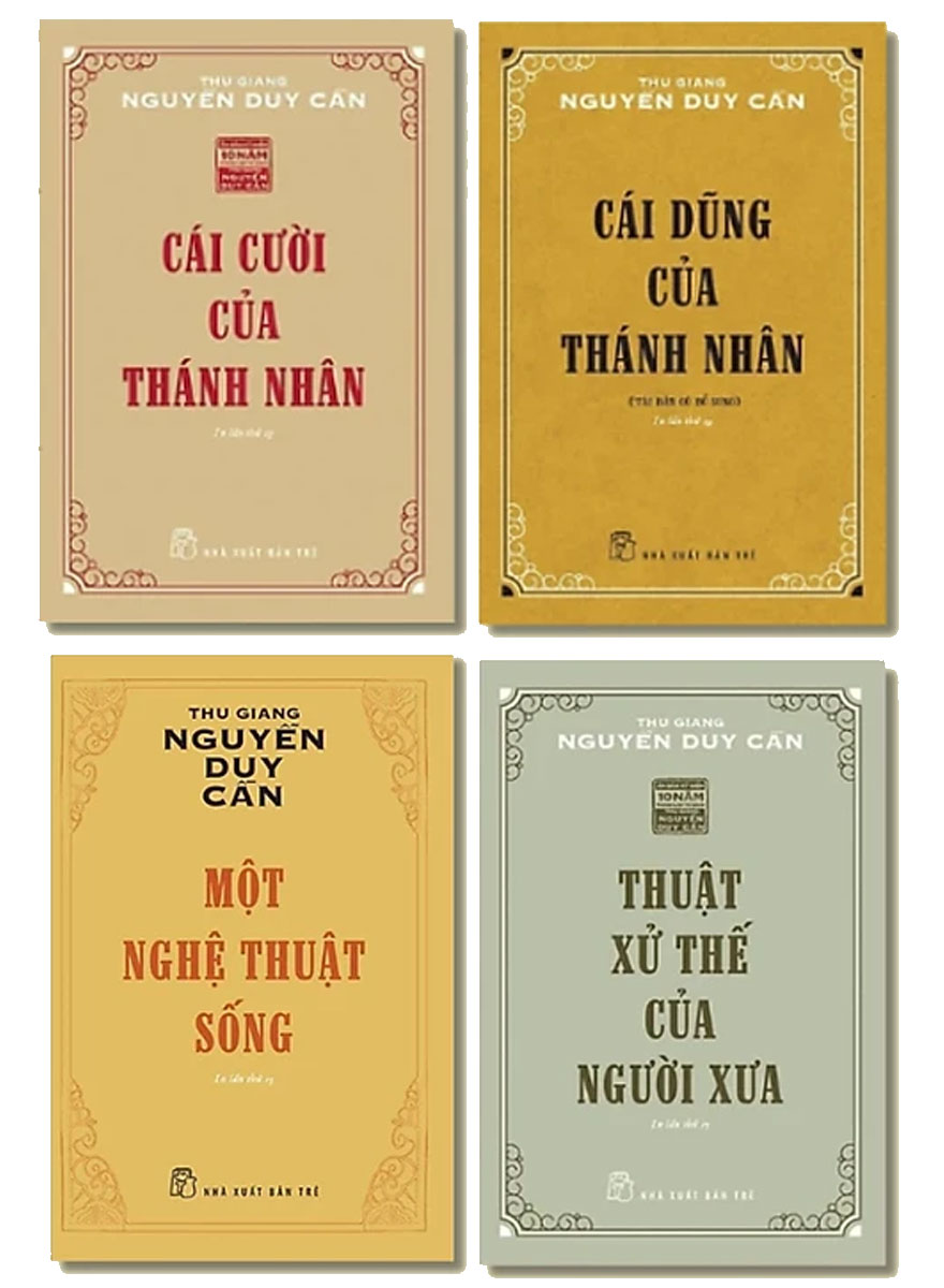 Combo Lối Sống Trí Tuệ: Cái Dũng Của Thánh Nhân + Cái Cười Của Thánh Nhân + Một Nghệ Thuật Sống + Thuật Xử Thế Của Người Xưa _TRE