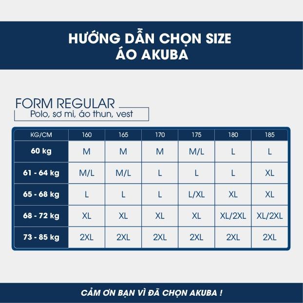 Áo thun 3 lỗ nam AKUBA Chất liệu Cotton Single cao cấp 01J660