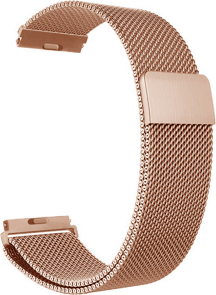 Stainless Steel Net Magnetic Absorbtion Alternative Bracelet Band Wristband Strap for Samsung Galaxy Watch Active 1 - Rose Gold