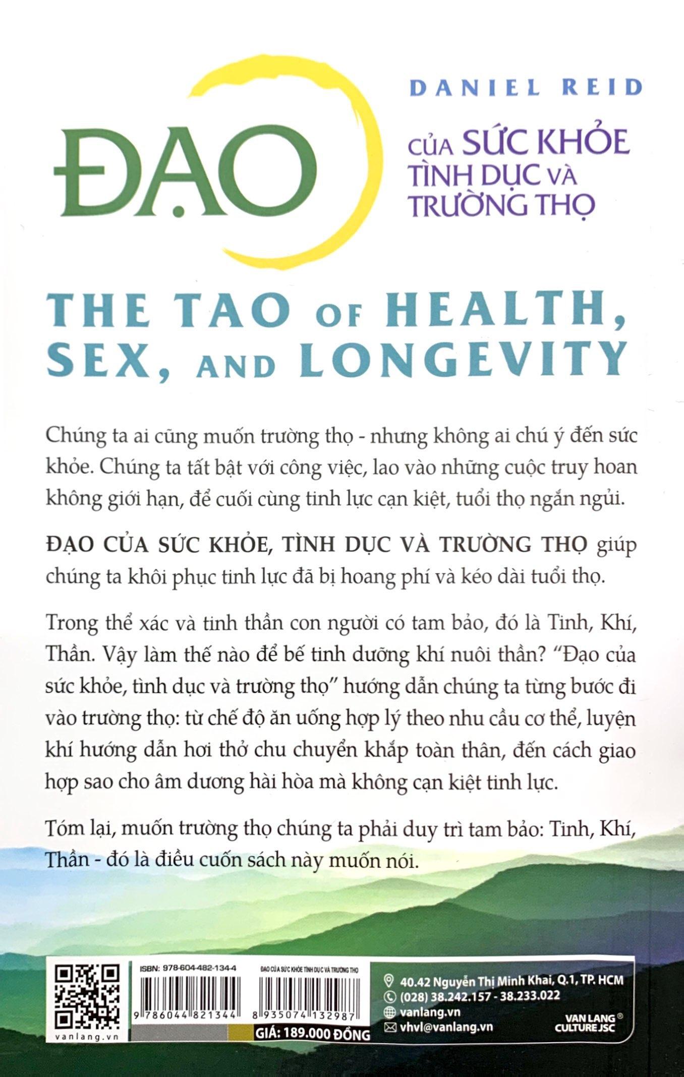Đạo Của Sức Khỏe, Tình Dục Và Trường Thọ