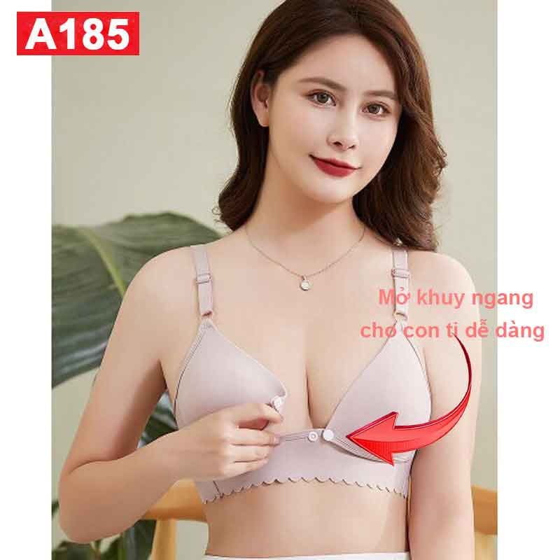 Áo lót bầu cho bé con bú SU NON không gọng đồ lót chip bà bầu A185