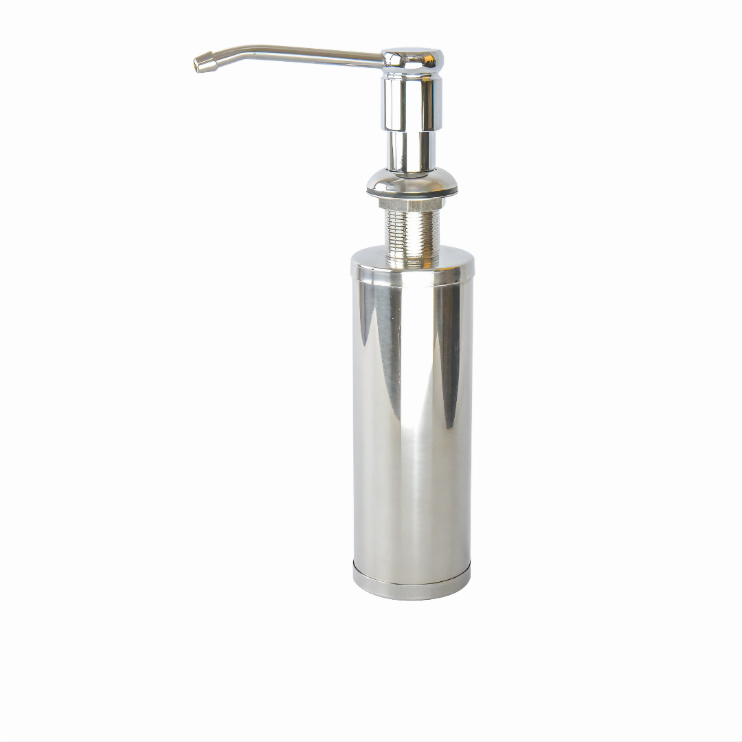 Bình đựng xà bông KG67 đựng nước rửa chén gắn bồn rửa cao cấp tiện lợi siêu bền bằng inox304 - Hàng chính hãng