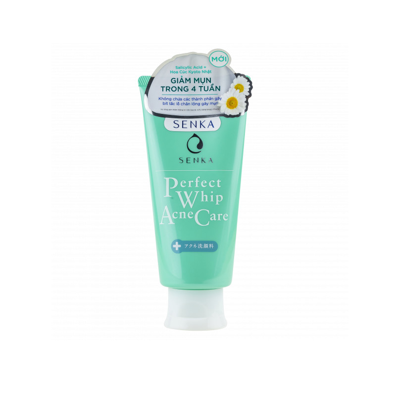 Senka Perfect Whip Acne Care - Sửa rửa mặt dành cho da mụn