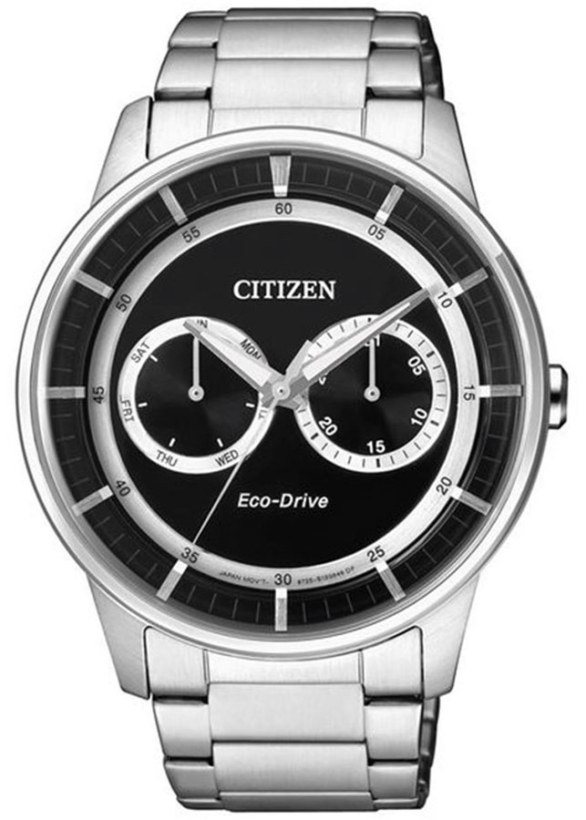 Đồng Hồ Nam Citizen Dây Thép Không Gỉ BU4000-50E - Mặt Đen