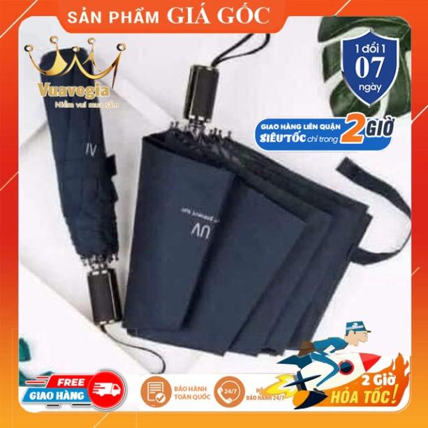 Ô dù gấp gọn đi mưa che nắng chống tia UV