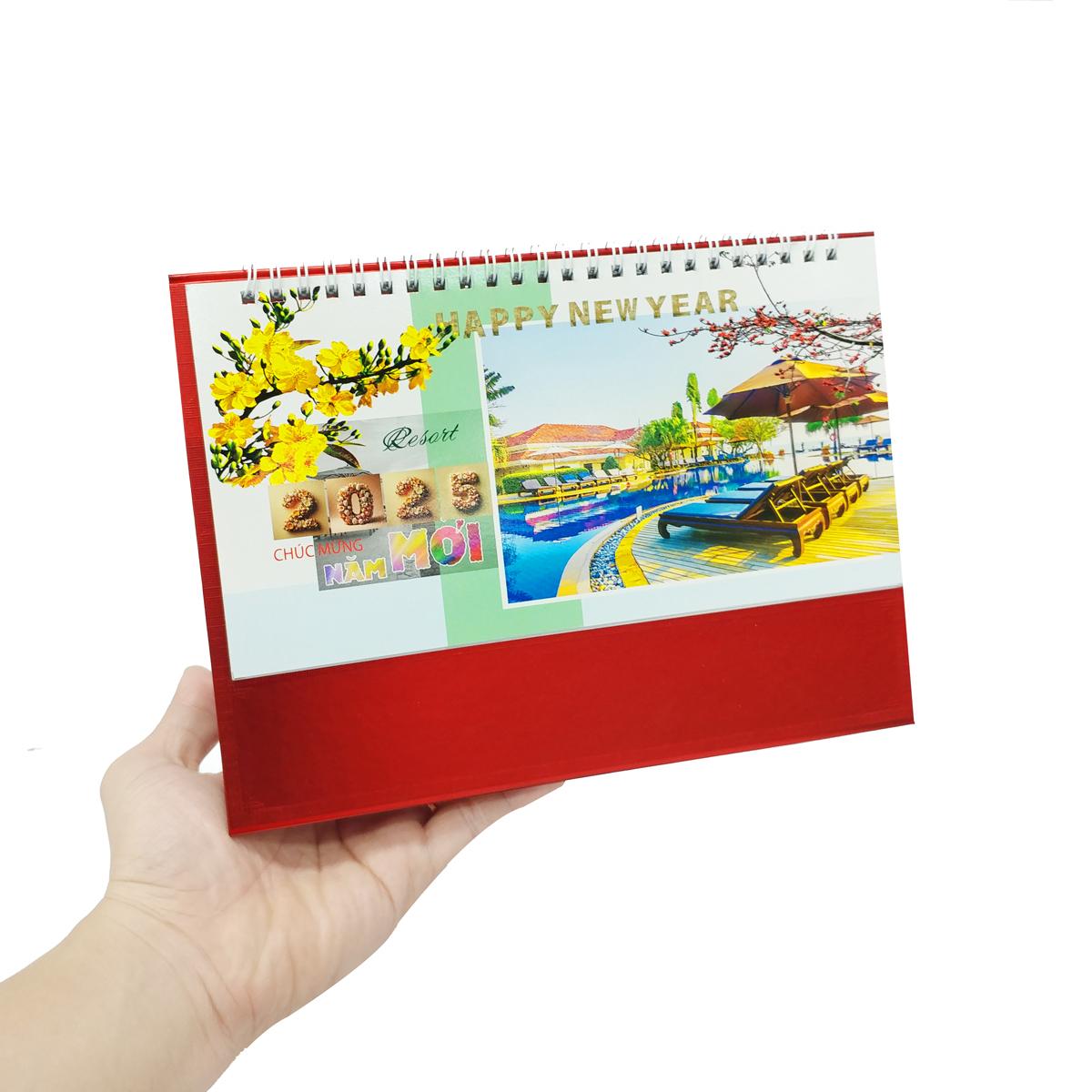 Lịch Bàn Chữ A 2025 - Resort - 2025-VK