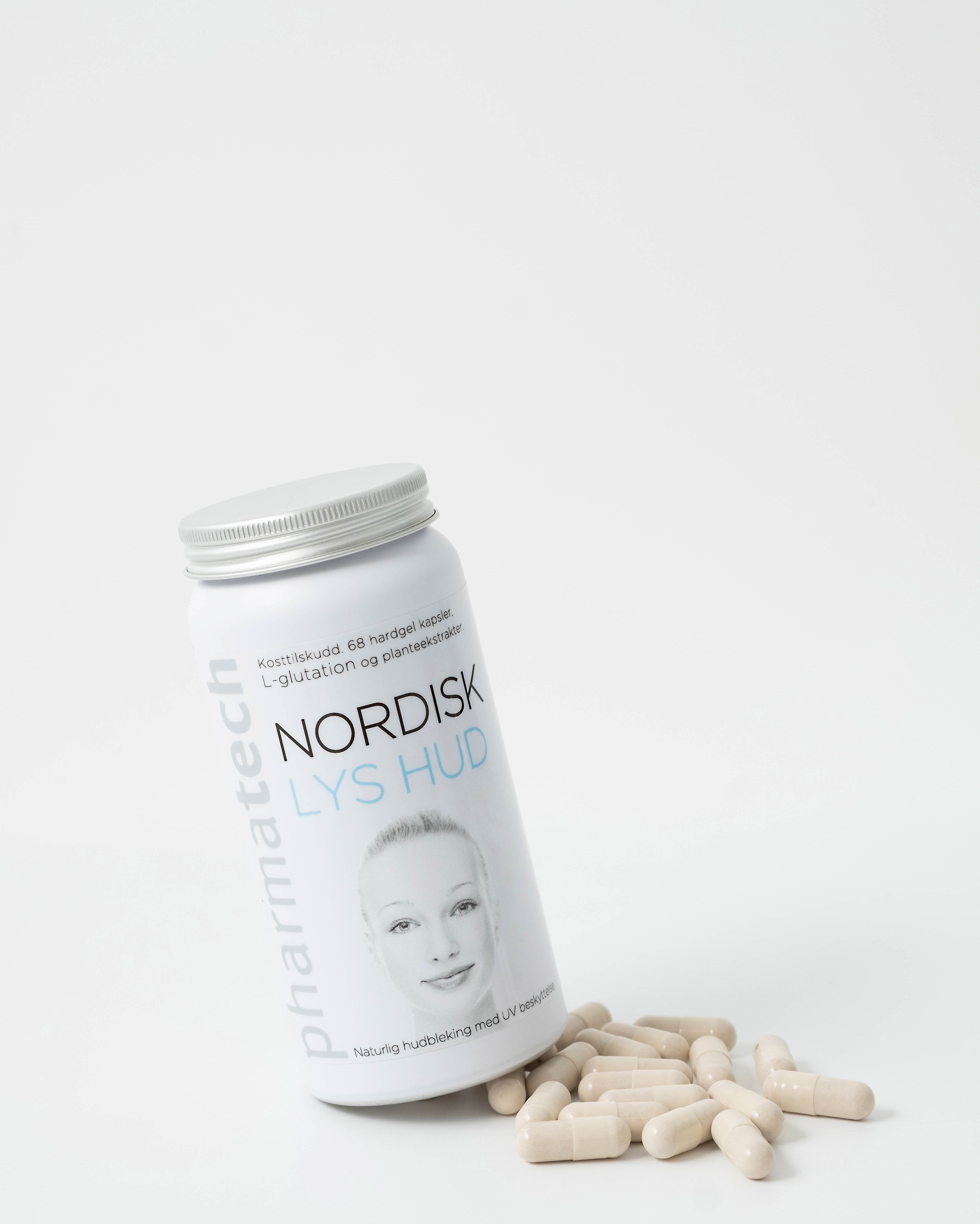 Viên Nang Hỗ Trợ Làm Trắng, Bảo Vệ Làn Da Pharmatech Nordisk Lys Hud Lọ 68 Viên