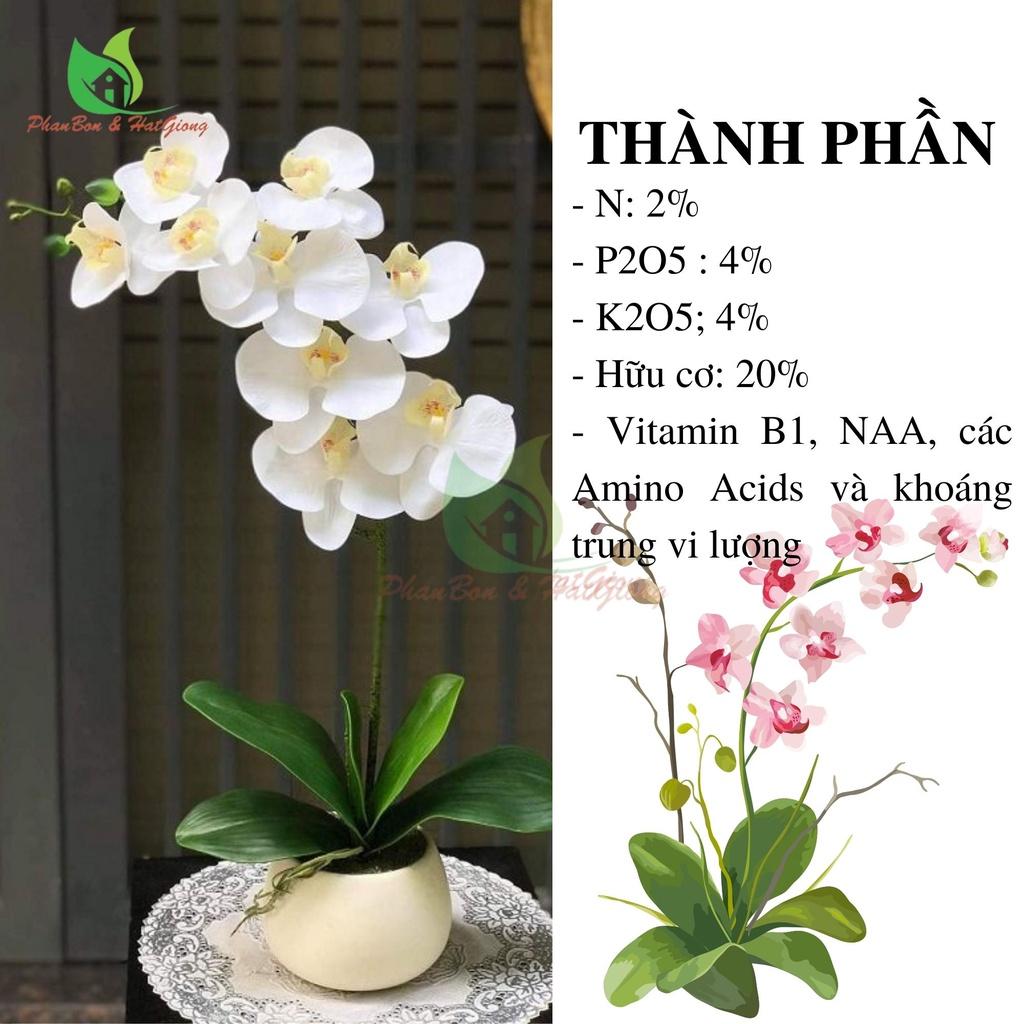 Phân Bón Hoa Lan 2 Phân Bón Túi Lưới Kích Thích Ra Hoa - Chuyên Hoa Lan Gói 500g-Shop Phân Bón và Hạt Giống